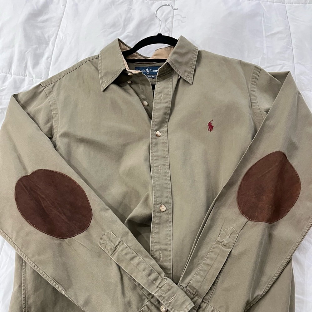 mens polo long sleeve sport shirt